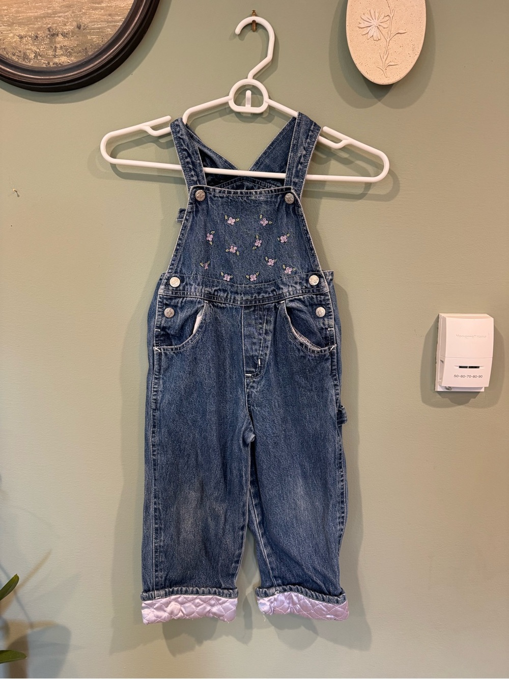 FADED GLORY authentic denim overalls